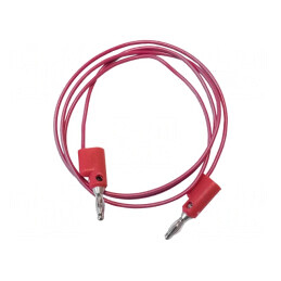 Cablu de Măsurare 5A Mufă Banană 4mm Roșu