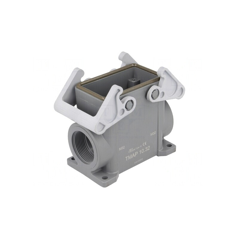 Carcasă pentru conectori HDC T-Type IP65 57.27 | Electronic-mag.ro | Componente Electronice