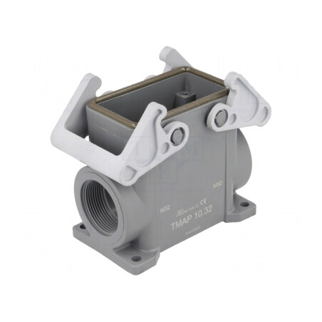 Carcasă pentru conectori HDC T-Type IP65 57.27 | Electronic-mag.ro | Componente Electronice