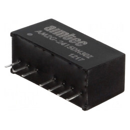 Convertor DC/DC 2W 18-36V la 15V/-15V SIP8 | Electronic-mag.ro | Componente Electronice