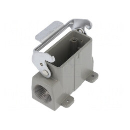 Carcasă conectori HDC D10A cu clichet M25 | Electronic-mag.ro | Componente Electronice