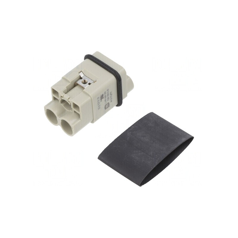 Conector HDC Han Q 3A 21x21mm Tată 830V | Electronic-mag.ro | Componente Electronice