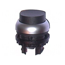 Comutator Buton Apăsare 22mm Negru | Electronic-mag.ro | Componente Electronice
