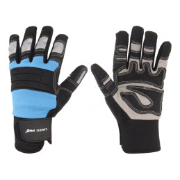Mănuși de Protecție Negru/Albastru Mărimea 10