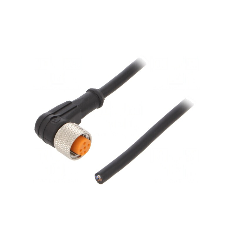 Cablu de Conectare M12, 4 Pini, 5m, Mufă Dreaptă, IP67 | Electronic-mag.ro | Componente Electronice