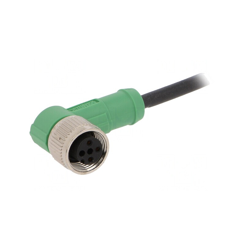 Cablu de Conectare M12 în Unghi 3m 250VAC 4A PUR | Electronic-mag.ro | Componente Electronice