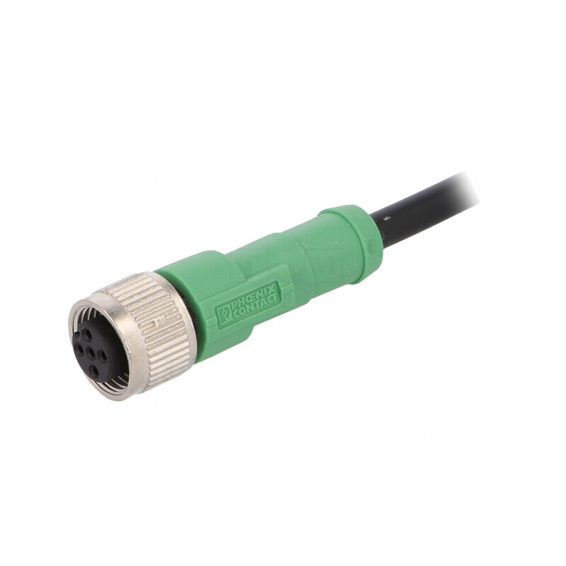 Cablu de conectare M12 5 pini drept 3m 60VAC 4A | Electronic-mag.ro | Componente Electronice