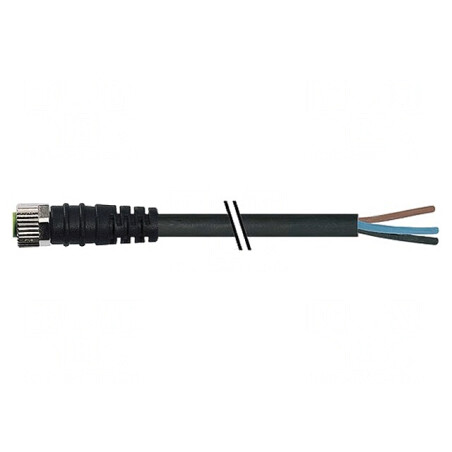 Cablu de conectare M8 4 pini 3m 30VAC 4A | Electronic-mag.ro | Componente Electronice
