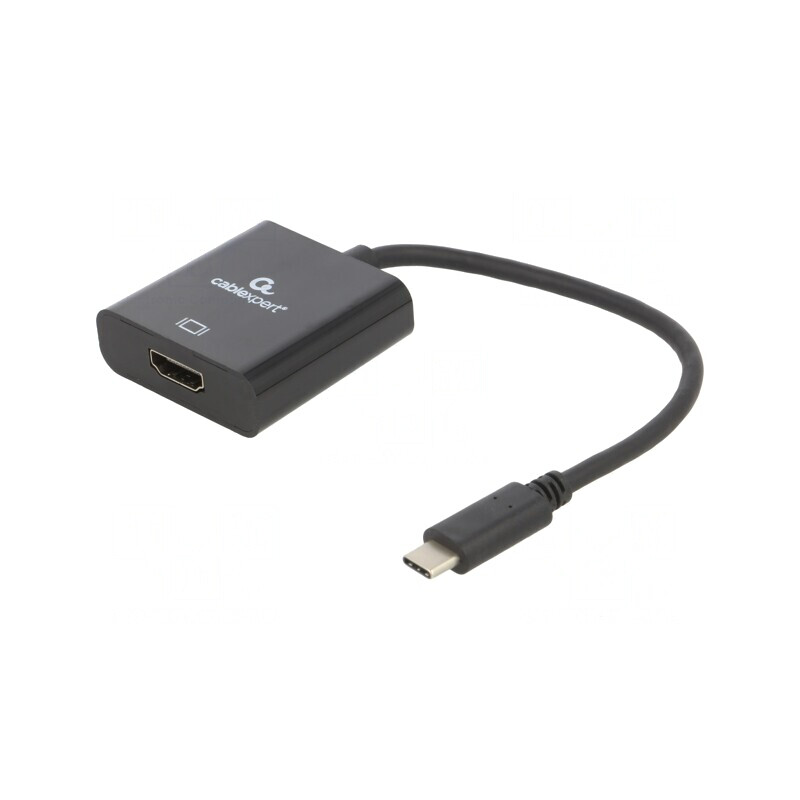 Adaptor HDMI 2.0 USB-C la HDMI 0,15m Negru | Electronic-mag.ro | Componente Electronice