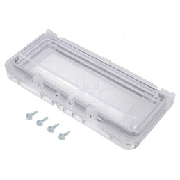 Fereastră de Inspecție IP65 pe Balamale 78x165x25mm | Electronic-mag.ro | Componente Electronice