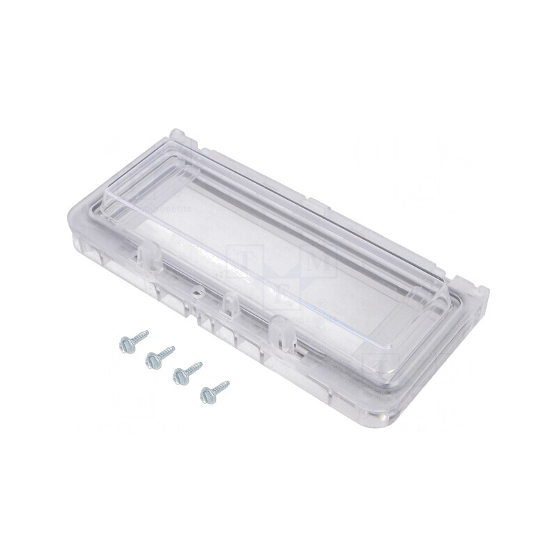 Fereastră de Inspecție IP65 pe Balamale 78x165x25mm | Electronic-mag.ro | Componente Electronice
