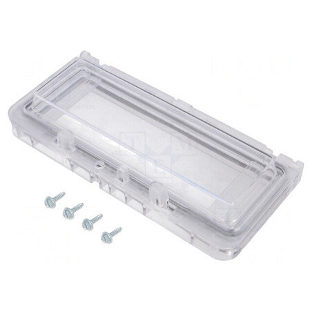 Fereastră de Inspecție IP65 pe Balamale 78x165x25mm | Electronic-mag.ro | Componente Electronice