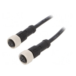 Cablu senzori/automatizări 4 pini M12-M12 1m | Electronic-mag.ro | Componente Electronice