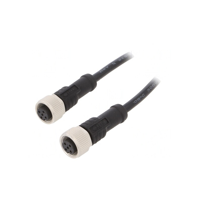 Cablu senzori/automatizări 4 pini M12-M12 1m | Electronic-mag.ro | Componente Electronice
