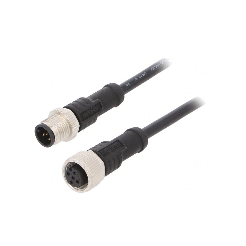 Cablu Senzori Automatizări M12-M12 1m | Electronic-mag.ro | Componente Electronice