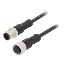 Cablu Senzori Automatizări M12-M12 1m | Electronic-mag.ro | Componente Electronice