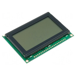 Afișaj LCD grafic 128x64 FSTN 75x52,7mm LED | Electronic-mag.ro | Componente Electronice