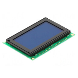 Display LCD Grafic 128x64 Albastru STN 75x52.7x8.9mm | Electronic-mag.ro | Componente Electronice