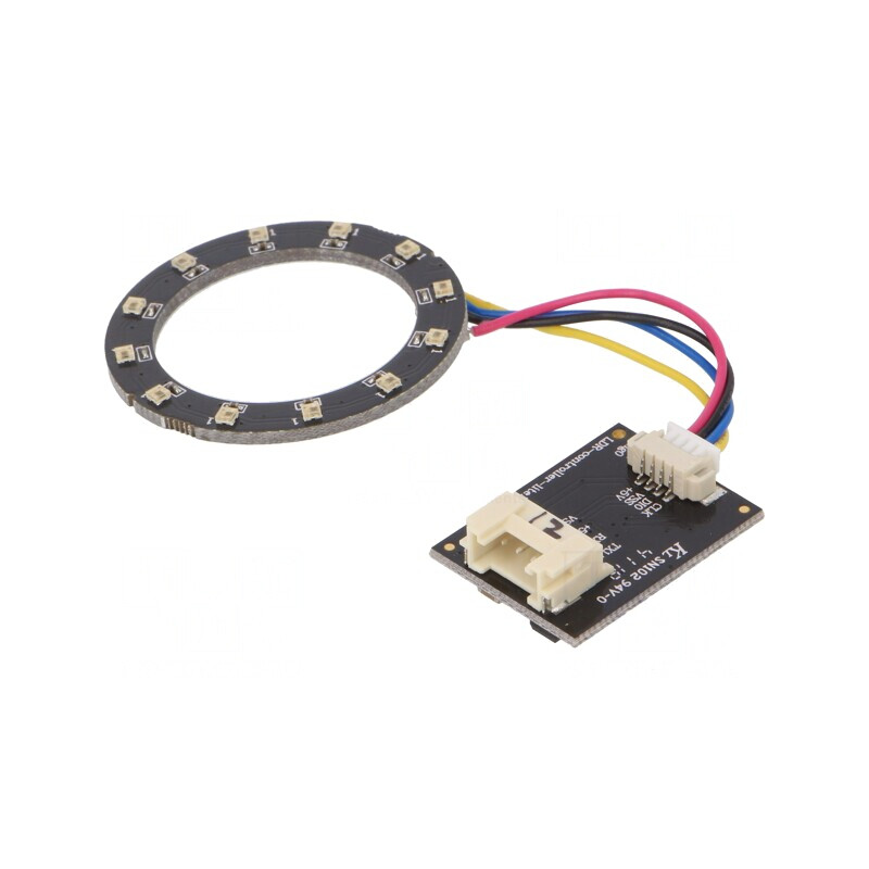 Inel LED RGB 12 Diode 1W 5VDC 120° Ø37mm | Electronic-mag.ro | Componente Electronice