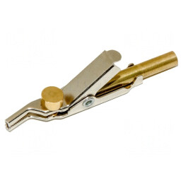Bornă crocodil oțel 25,4mm | Electronic-mag.ro | Componente Electronice