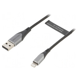 Cablu USB Lightning Apple 1,5m Negru | Electronic-mag.ro | Componente Electronice