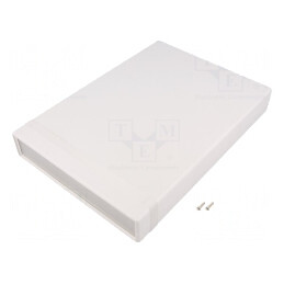 Carcasă ABS gri IP54 cu panou 200x40x280mm | Electronic-mag.ro | Componente Electronice