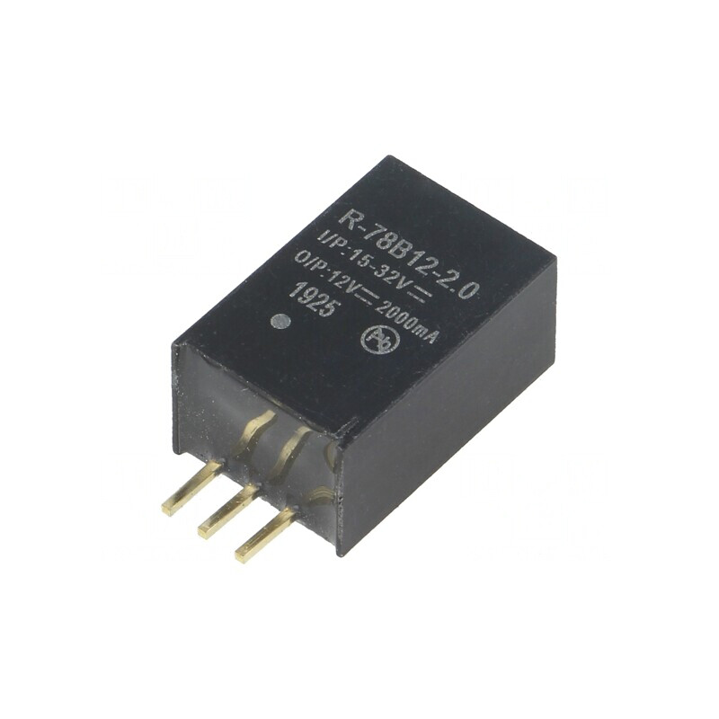 Convertor DC/DC 24W 15-32V la 12V 2A | Electronic-mag.ro | Componente Electronice