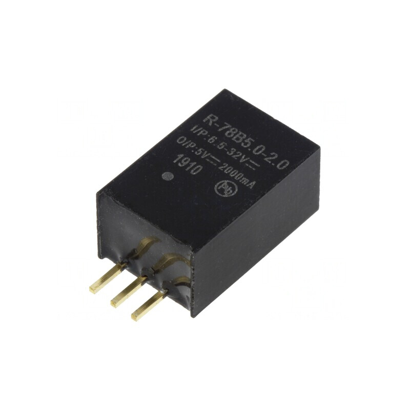 Convertor DC/DC 10W 6.5-32V la 5V 2A SIP3 | Electronic-mag.ro | Componente Electronice Convertor DC/DC 10W 6.5-32V la 5V 2A SIP3 | Electronic-mag.ro | Componente Electronice