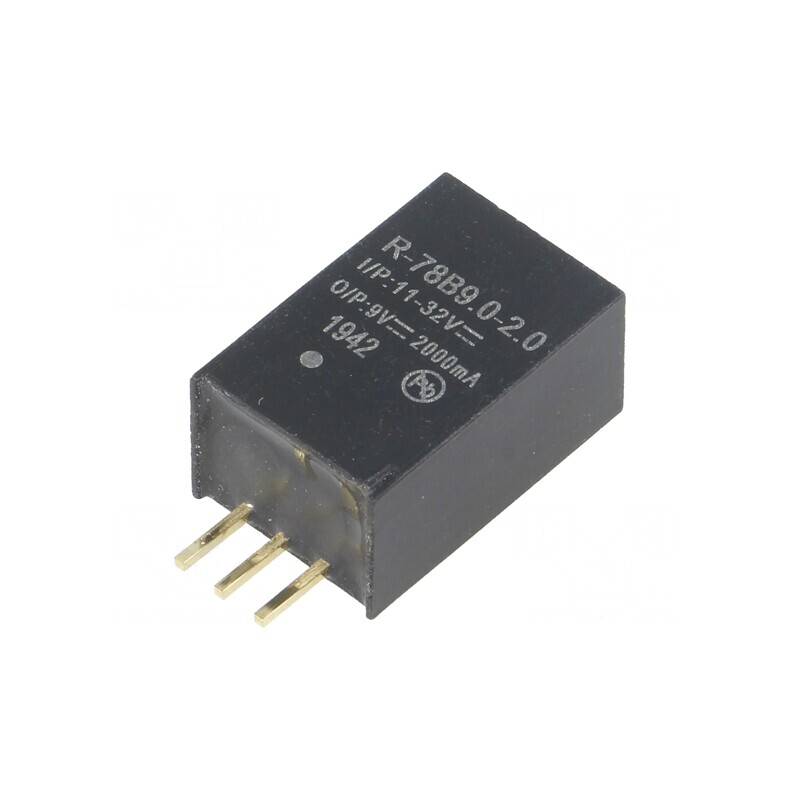 Convertor DC/DC 18W 11-32V la 9V 2A SIP3 PCB | Electronic-mag.ro | Componente Electronice
