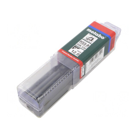 Burghiu Metal 12mm 151mm Oțel Rapid HSS-R | Electronic-mag.ro | Componente Electronice
