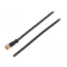 Cablu de conectare | M8 | PIN: 4 | drept | 10m | mufă | 50VAC | 4A | -25÷80°C | 0800 04 002 10M