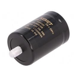 Condensator Electrolitic 2,2mF 100V Ø36x52mm Raster 12,8mm | Electronic-mag.ro | Componente Electronice
