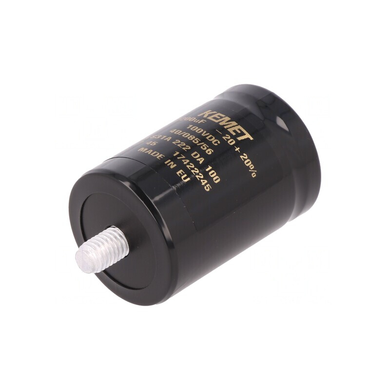Condensator Electrolitic 2,2mF 100V Ø36x52mm Raster 12,8mm | Electronic-mag.ro | Componente Electronice