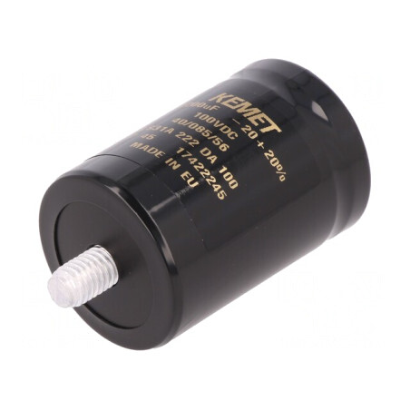 Condensator Electrolitic 2,2mF 100V Ø36x52mm Raster 12,8mm | Electronic-mag.ro | Componente Electronice