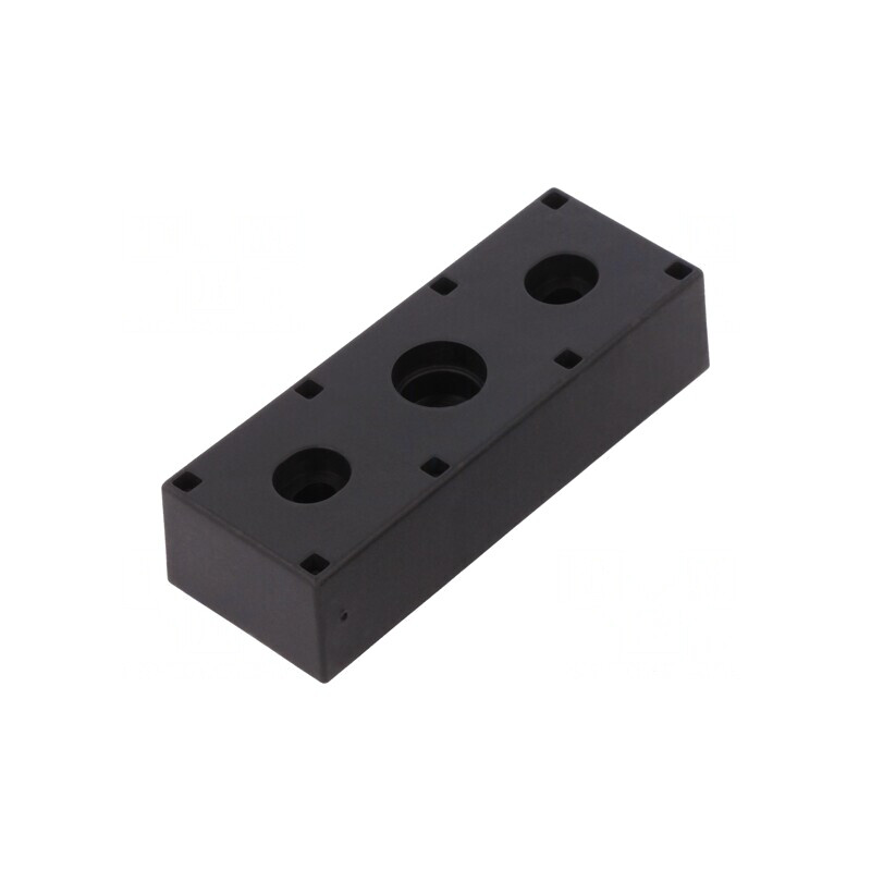 Consolă montaj tehnopolimer neagră 20-90°C | Electronic-mag.ro | Componente Electronice