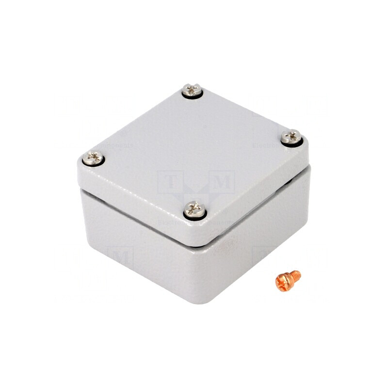 Carcasă universală aluminiu 58mm x 64mm x 34mm | Electronic-mag.ro | Componente Electronice