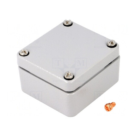 Carcasă universală aluminiu 58mm x 64mm x 34mm | Electronic-mag.ro | Componente Electronice