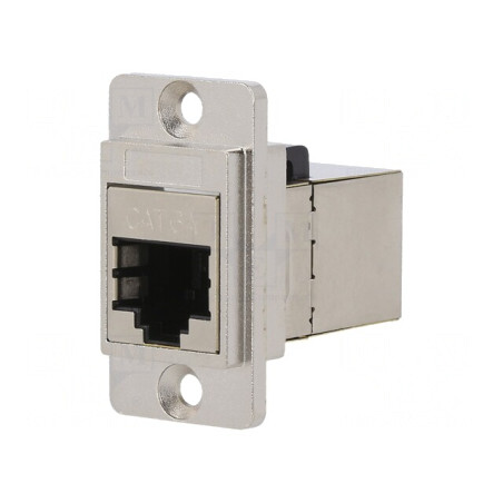 Adaptor DUALSLIM Cat 6a Ecranat 8p8c 29mm | Electronic-mag.ro | Componente Electronice