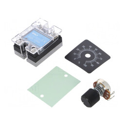 Releu Semiconductor 10A 1-Fazat 24-280VAC | Electronic-mag.ro | Componente Electronice