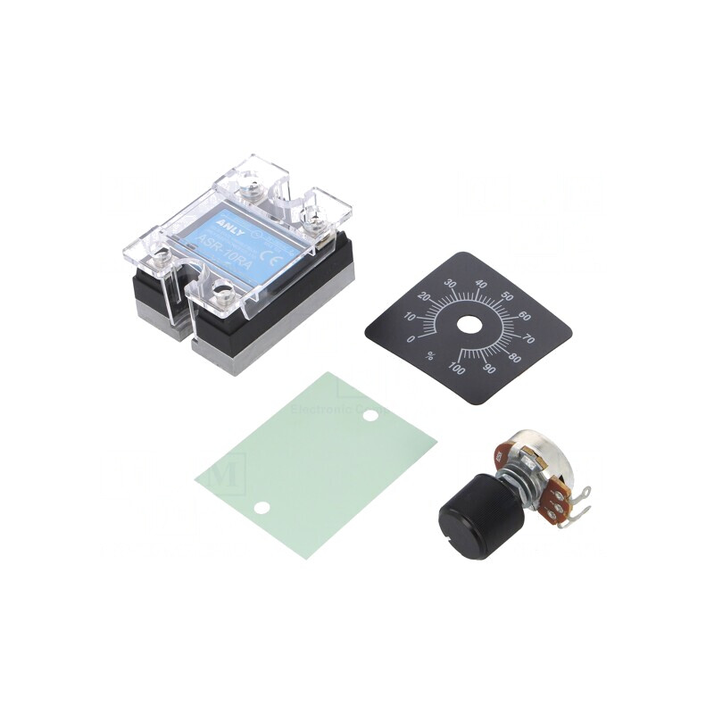 Releu Semiconductor 10A 1-Fazat 24-280VAC | Electronic-mag.ro | Componente Electronice