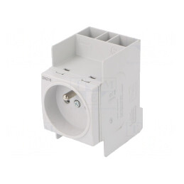 Soclu Tip F 230V 16A pentru Șină DIN | Electronic-mag.ro | Componente Electronice