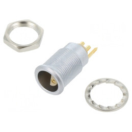 Conector Circular 0S Soclu 2 PIN Lipire | Electronic-mag.ro | Componente Electronice