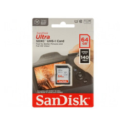Card de Memorie Ultra 64GB SDXC Class 10 UHS-I 140MB/s | Electronic-mag.ro | Componente Electronice
