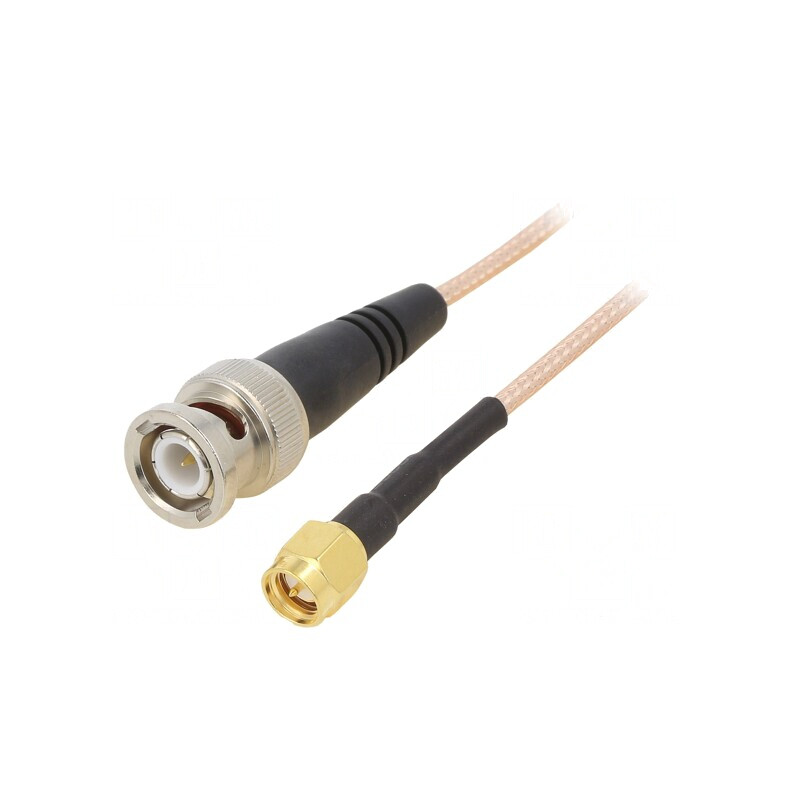 Cablu Coaxial 50Ω 0,3m BNC SMA Ecranat -65÷150°C | Electronic-mag.ro | Componente Electronice