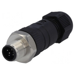 Mufă M12 5-PIN Tată IP67 pe Cablu | Electronic-mag.ro | Componente Electronice