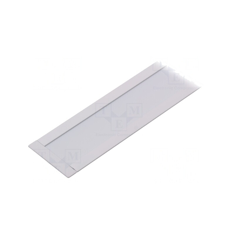 Profil Aluminiu LED Alb Lăptos 1m FLAT8 | Electronic-mag.ro | Componente Electronice