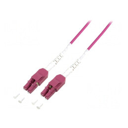 Patch Cord Fibra Optica OM4 LC/UPC 3m LSZH | Electronic-mag.ro | Componente Electronice