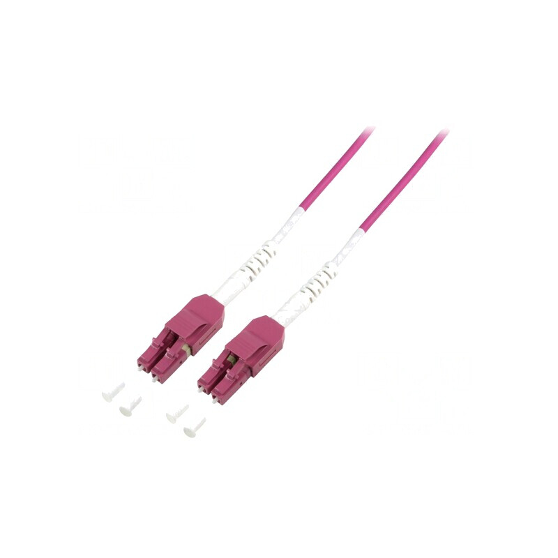 Patch Cord Fibra Optica OM4 LC/UPC 3m LSZH | Electronic-mag.ro | Componente Electronice