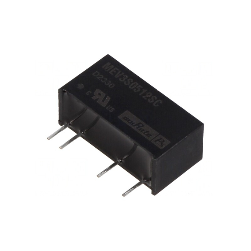 Convertor DC/DC 3W 5V la 12V 250mA SIP | Electronic-mag.ro | Componente Electronice