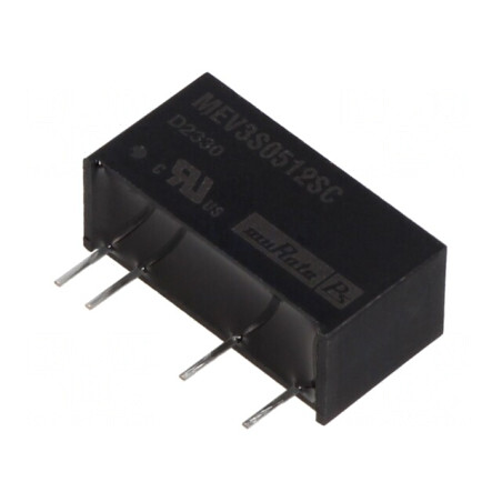 Convertor DC/DC 3W 5V la 12V 250mA SIP | Electronic-mag.ro | Componente Electronice